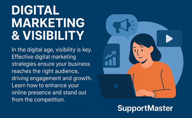 Digital Marketing & Visibility: Driving E-commerce Growth with SupportMaster