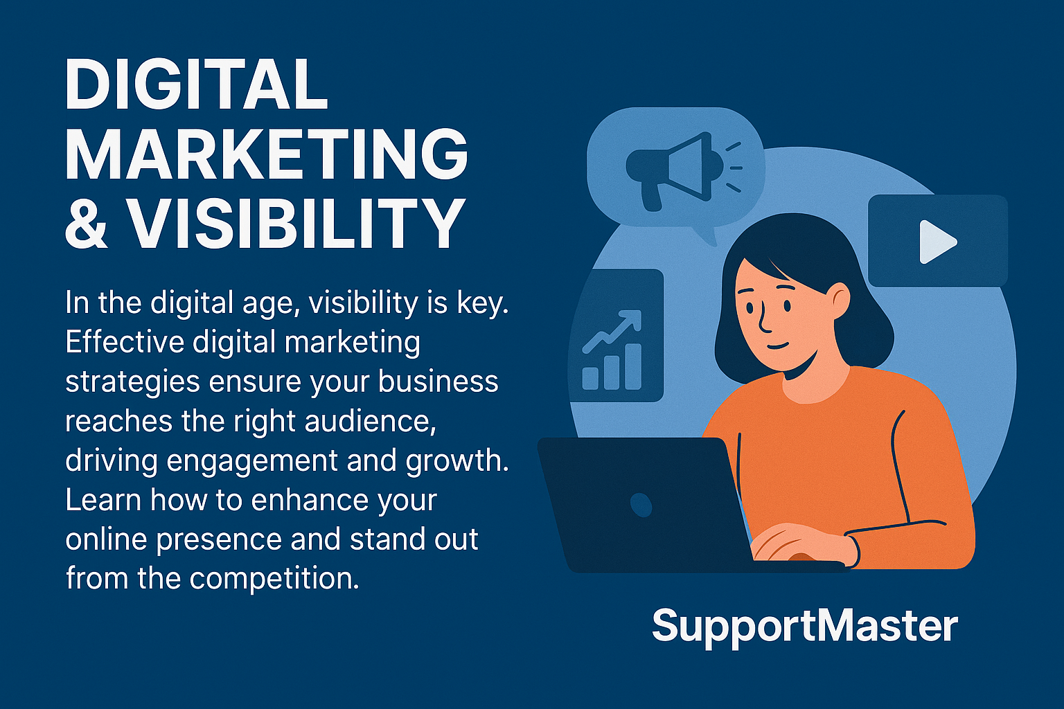 Digital Marketing & Visibility: Driving E-commerce Growth with SupportMaster